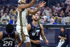 （体育）篮球——NBA常规赛：勇士勝(shèng)爵士