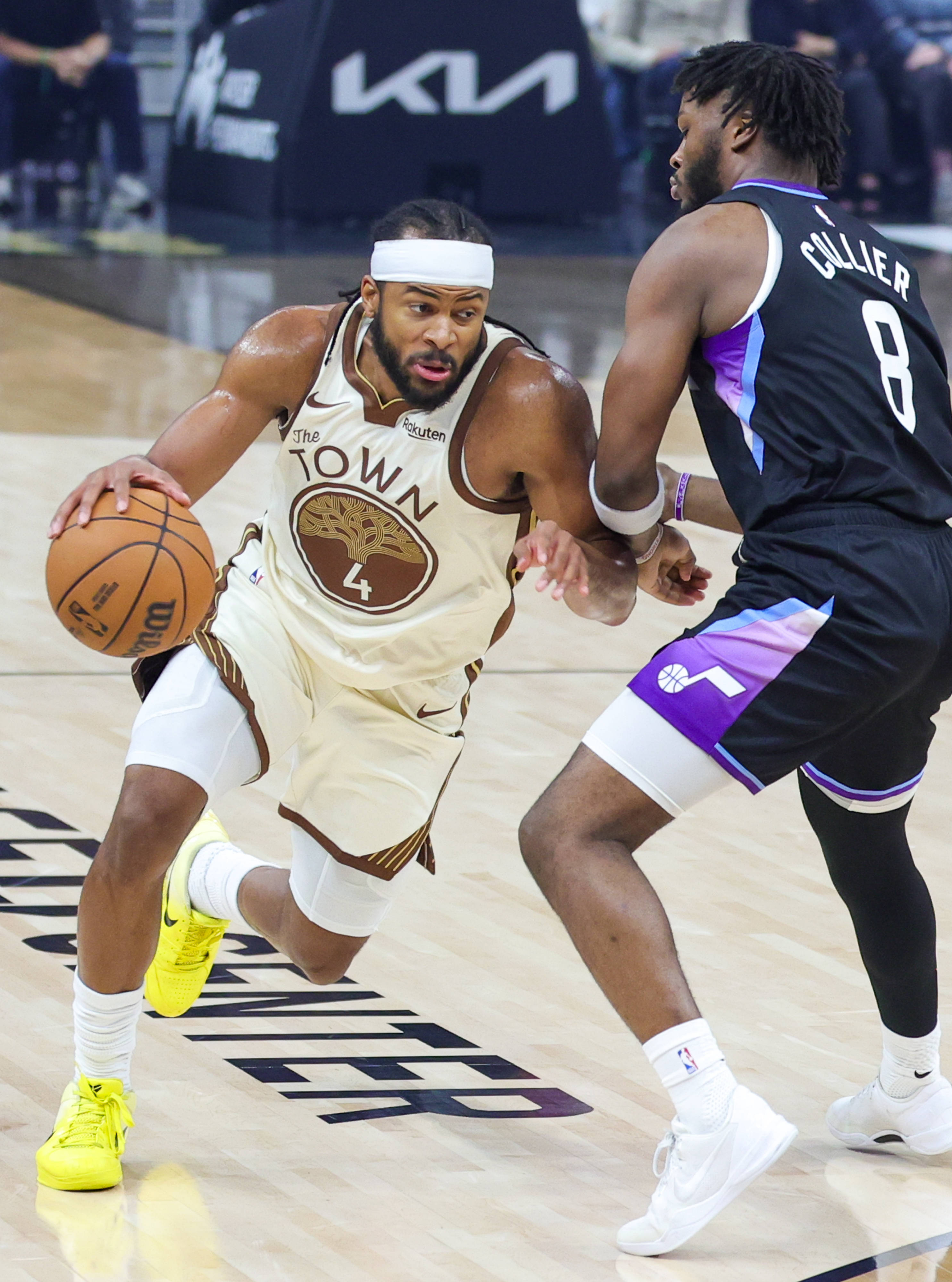 （体育）篮球——NBA常规赛：勇士勝(shèng)爵士